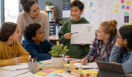 How do students with a growth mindset see their mistakes