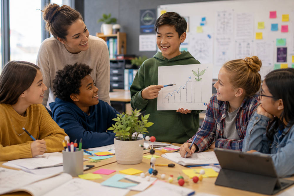 How do students with a growth mindset see their mistakes