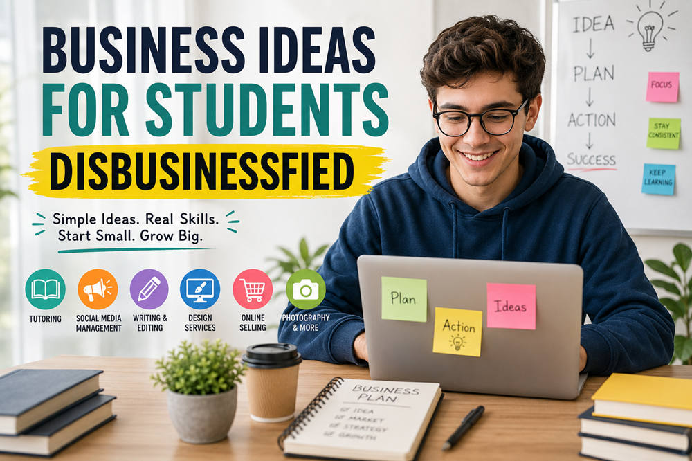 What are business ideas for students disbusinessfied