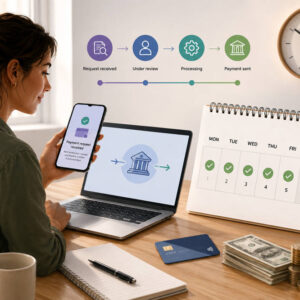 Why is it important to know that it will take 5 business days to process your payment request