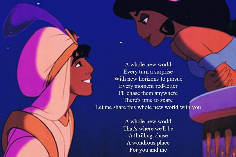 A whole new world lyrics