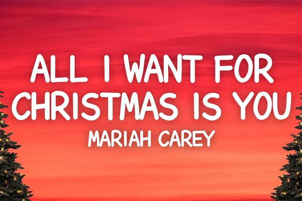 All i want for christmas is you lyrics