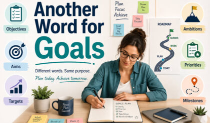 Another word for goals