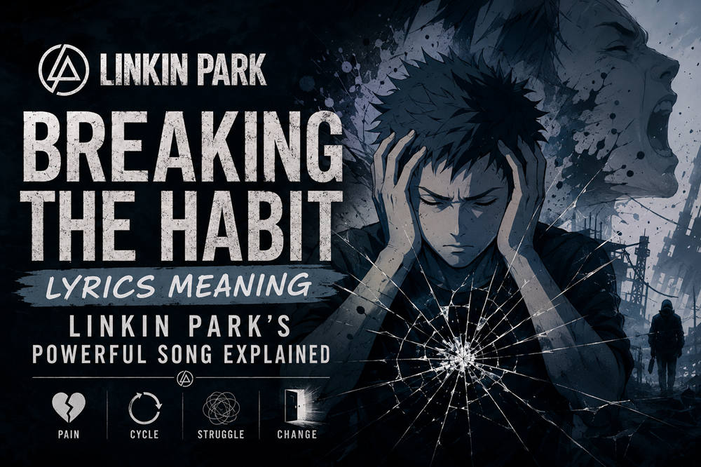 Breaking the habit lyrics