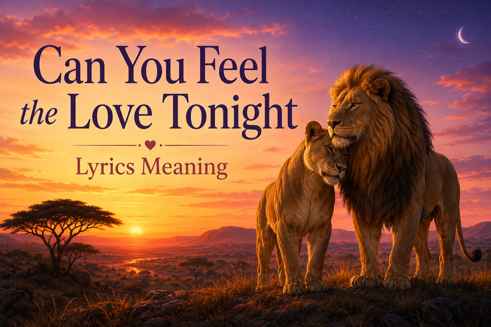 Can you feel the love tonight lyrics