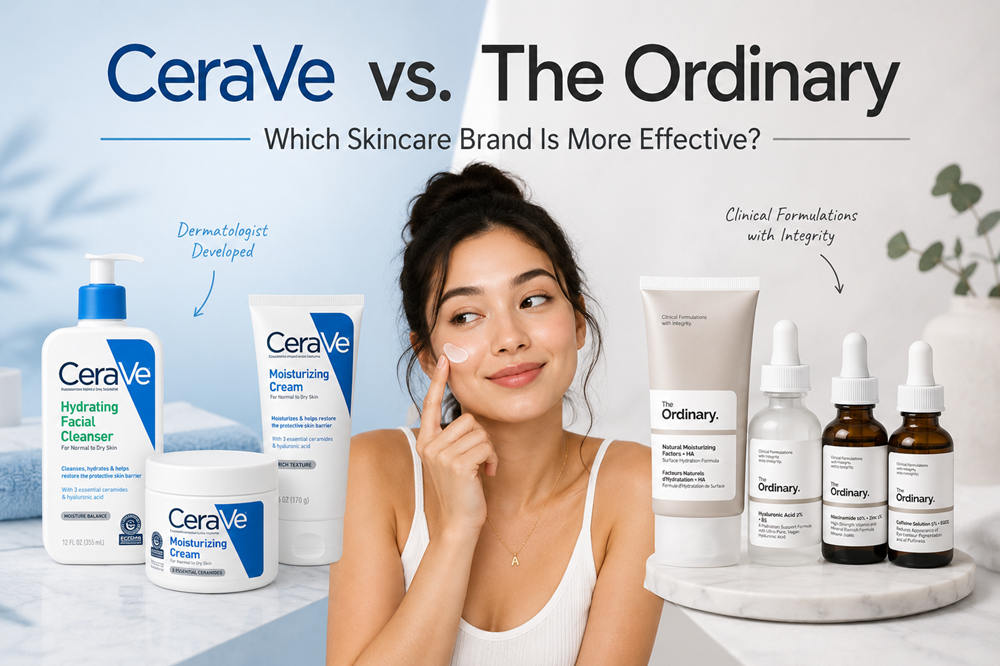 Cerave vs the ordinary which skincare brand is more effective