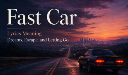 Fast car lyrics