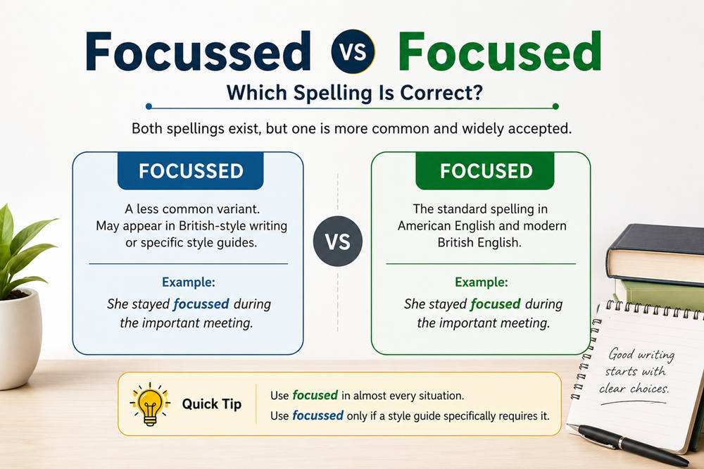 Focussed vs focused