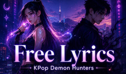 Free lyrics in kpop demon hunters