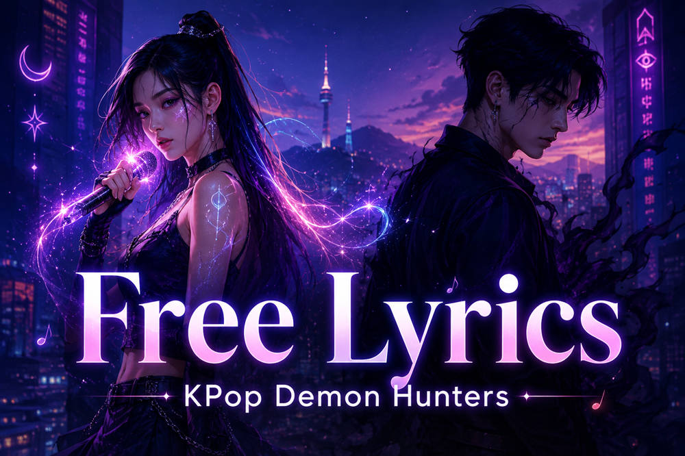Free lyrics in kpop demon hunters