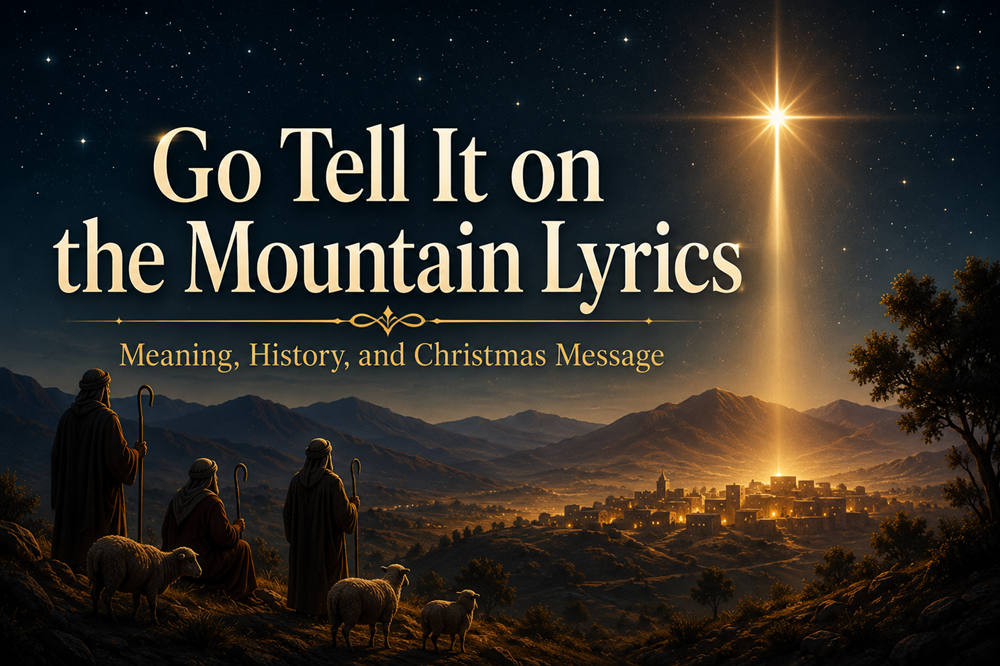 Go tell it on the mountain lyrics