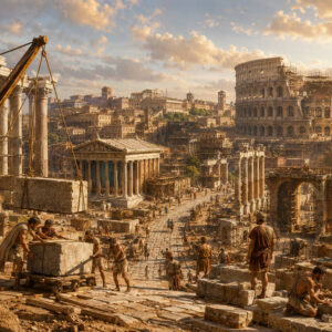 How long did it take to build rome