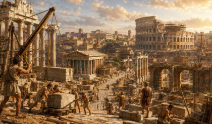 How long did it take to build rome