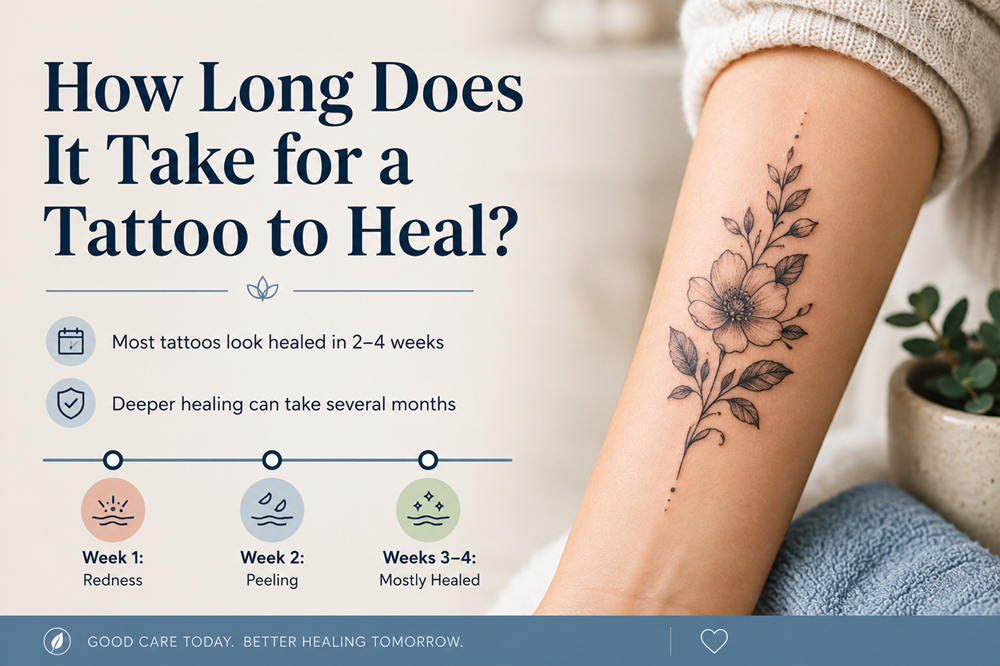 How long does it take for a tattoo to heal