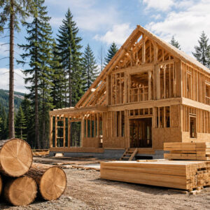 How many trees does it take to build a house