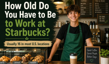 How old do you have to be to work at starbucks