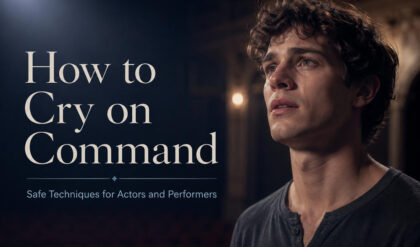 How to cry on command
