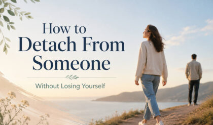 How to detach from someone