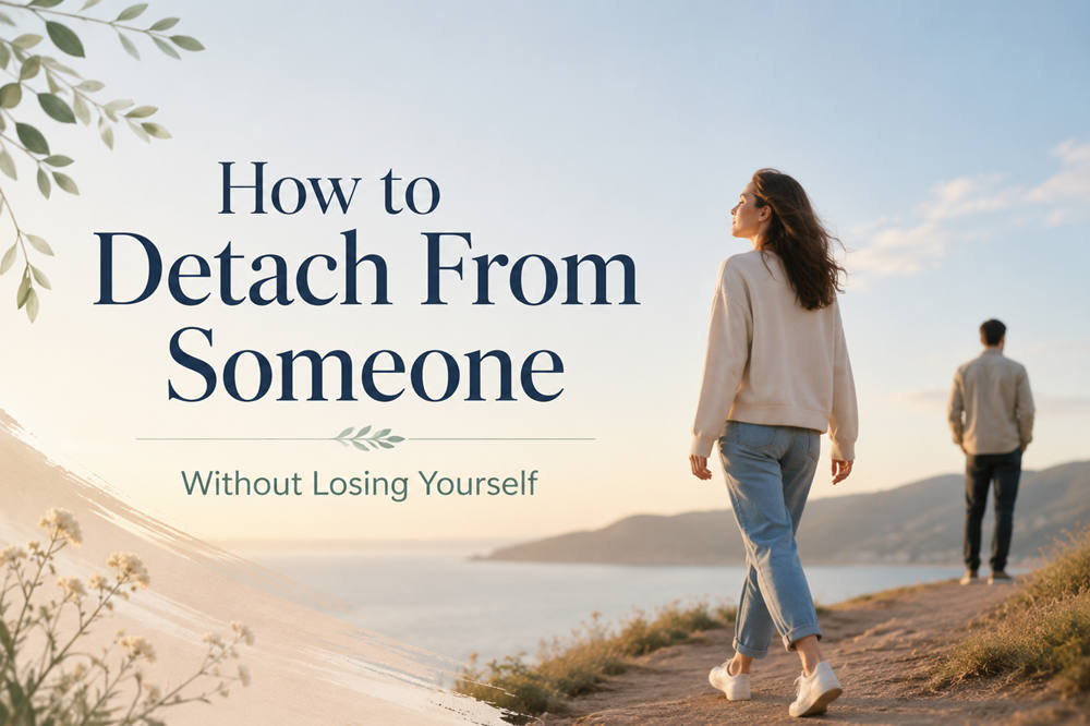 How to detach from someone