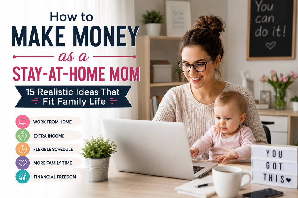 How to make money as a stay at home mom