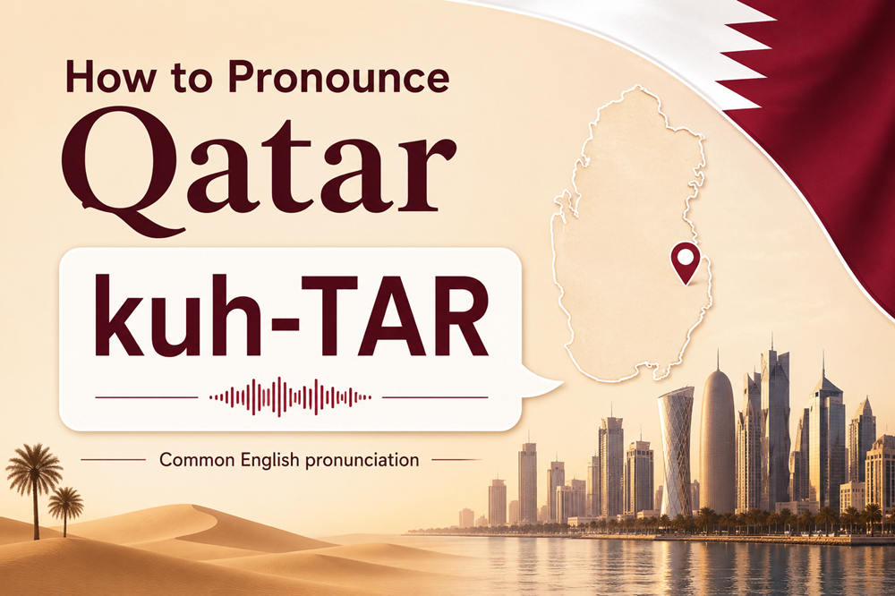 How to pronounce qatar