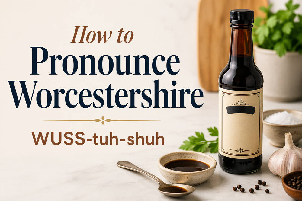 How to pronounce worcestershire