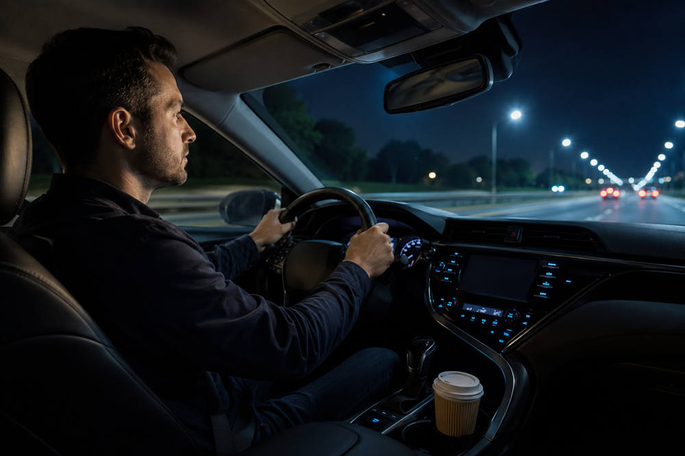 How to stay awake while driving