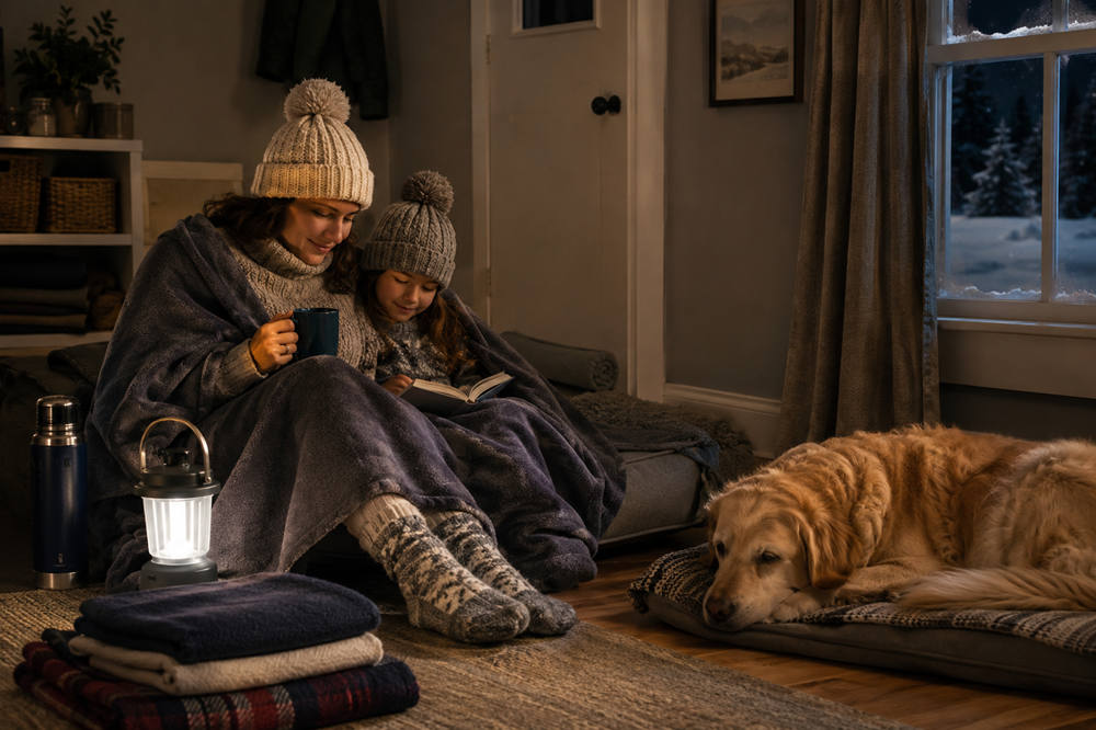 How to stay warm without power