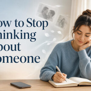 How to stop thinking about someone