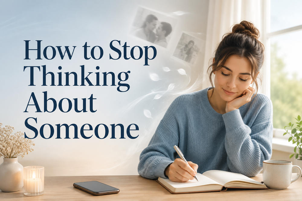How to stop thinking about someone