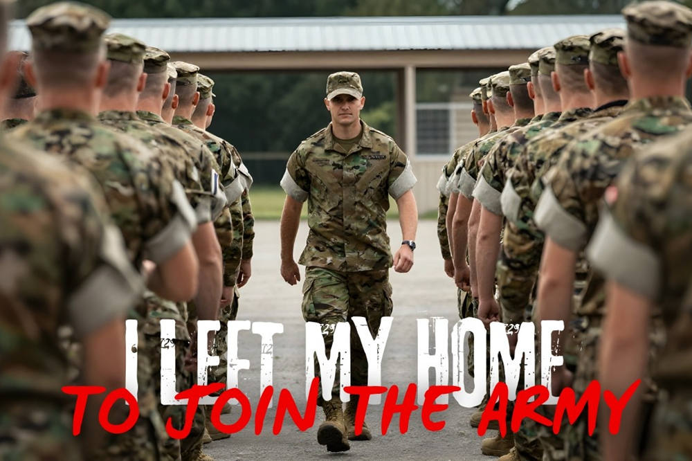 I left my home to join the army lyrics