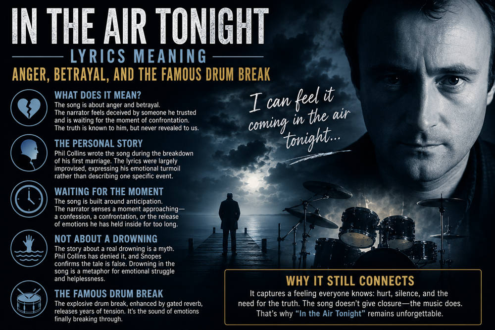 In the air tonight lyrics