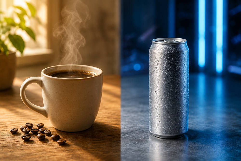 Is coffee better than energy drinks