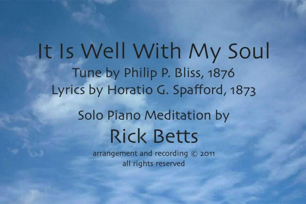 It is well with my soul lyrics