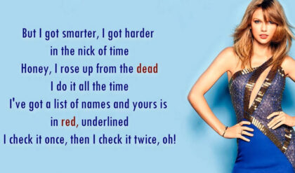 Look what you made me do lyrics