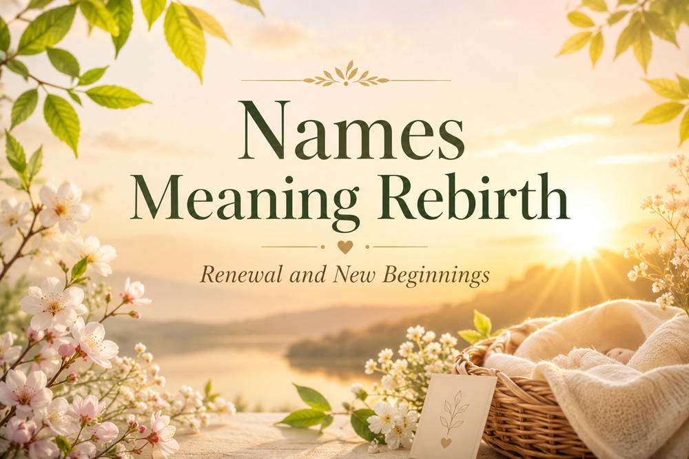 Names meaning rebirth
