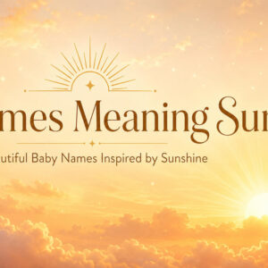 Names meaning sun
