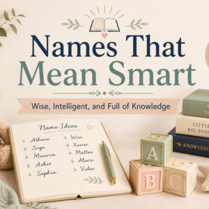 Names that mean smart