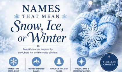 Names that mean snow