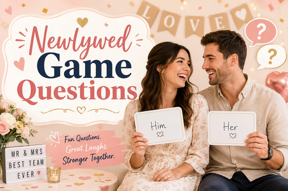 Newlywed game questions