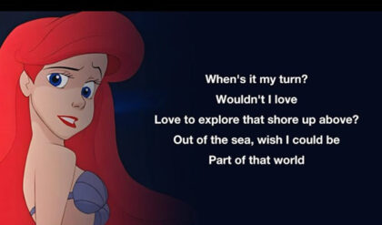 Part of your world lyrics