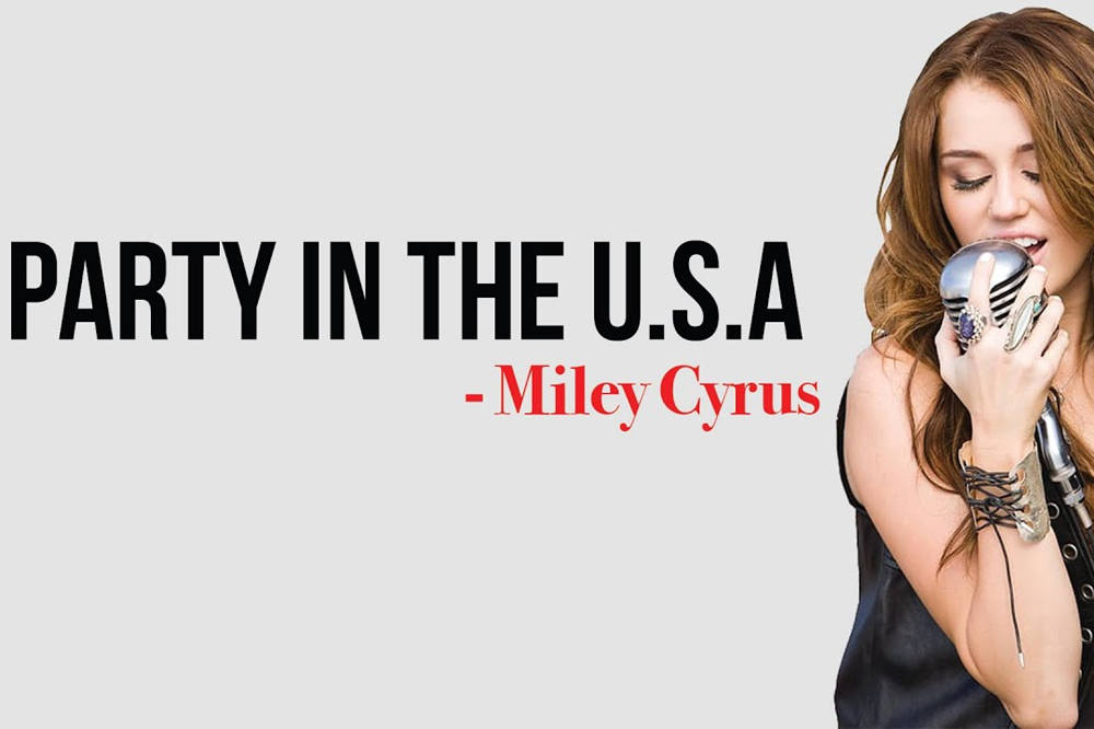 Party in the u s a lyrics