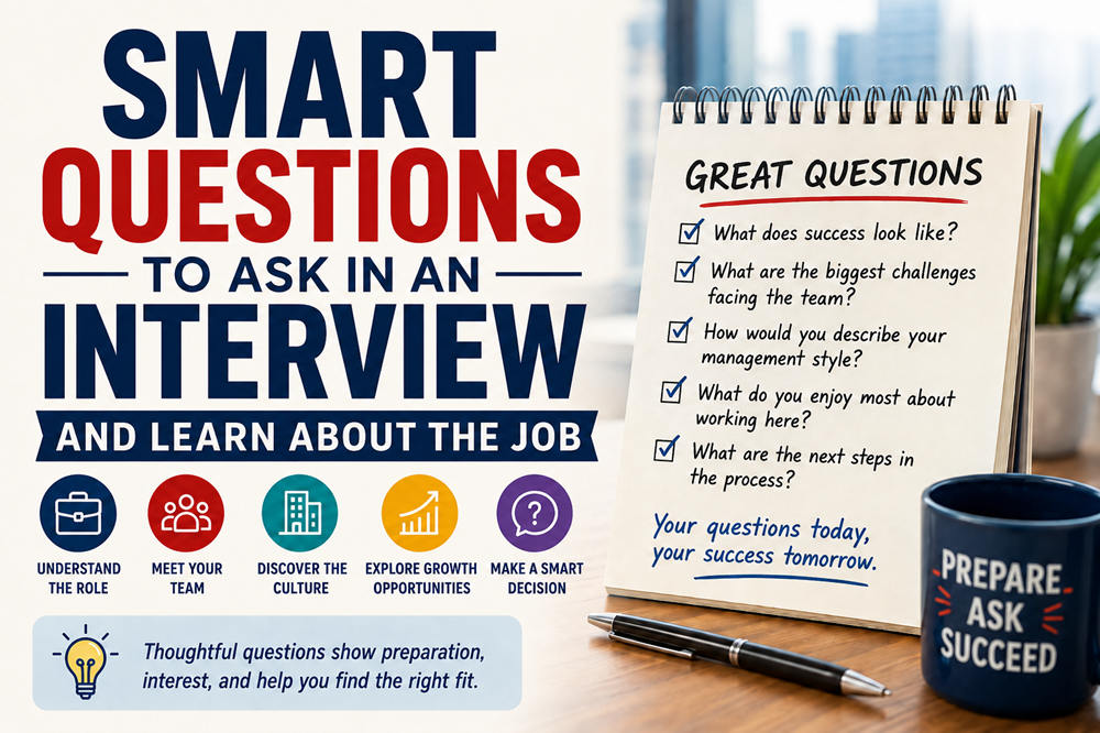 Questions to ask in an interview