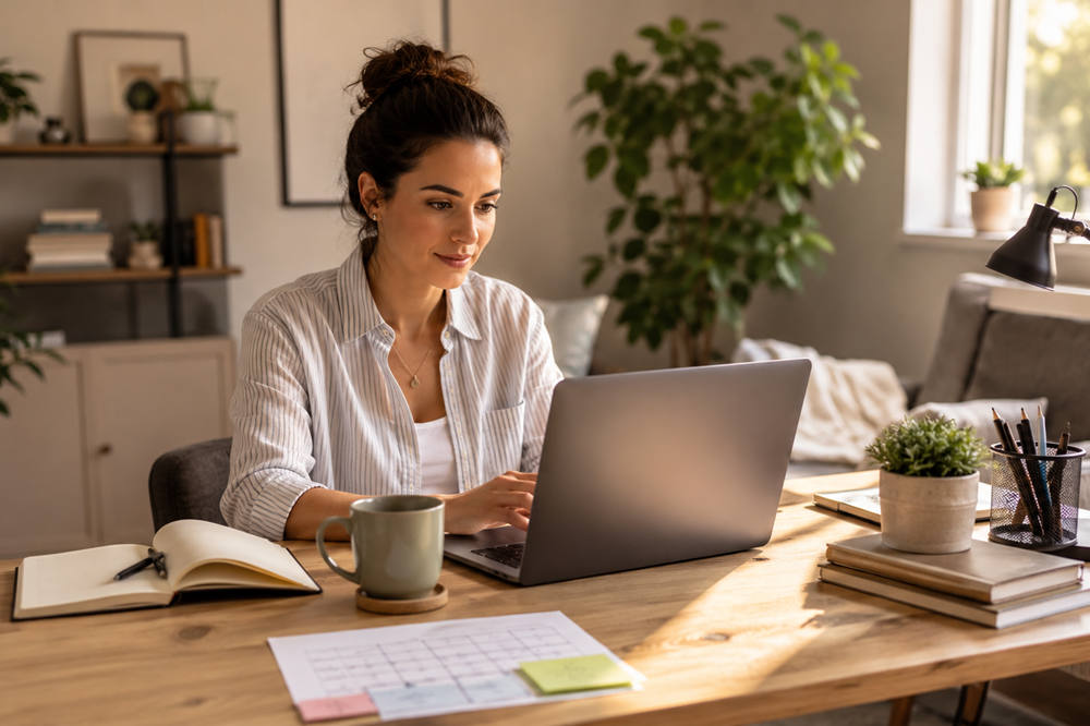Remote work productivity