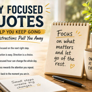 Stay focused quotes