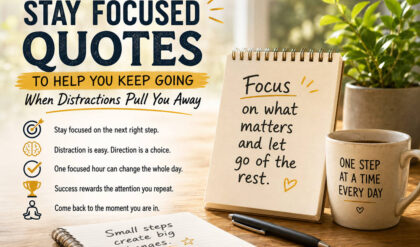 Stay focused quotes