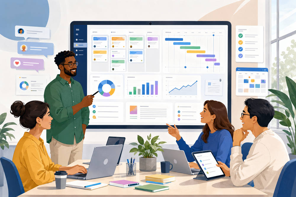 Team productivity software