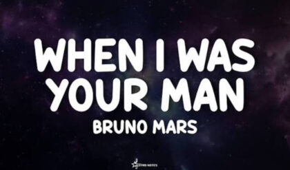 When i was your man lyrics