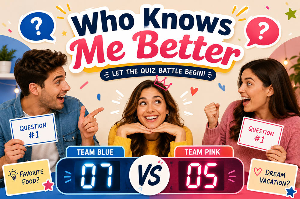 Who knows me better questions for friends couples and family