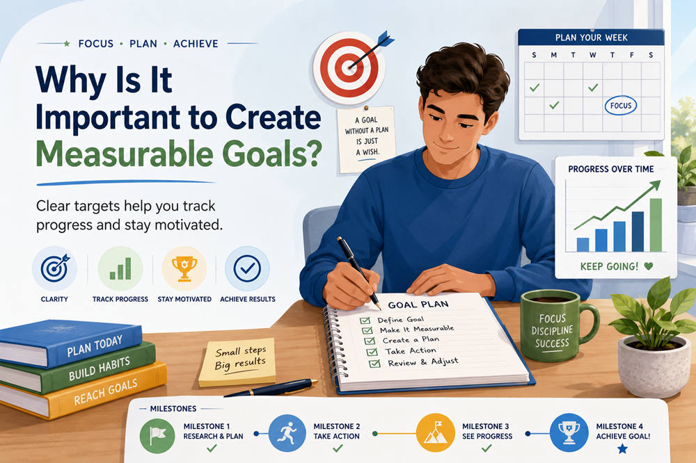 Why is it important to create measurable goals
